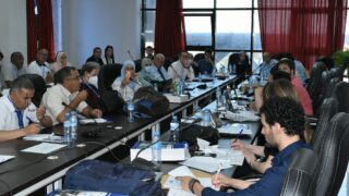 la 8 ème réunion des partenaires du consortium ESAGOV. 69 lancement de latelier sur le pilotage du projet d etablissement et la 8eme reunion des partenaires du consortium ESAGOV du 07 a 90