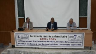 Ceremonie de lancement officiel de la rentree universitaire 2022 2023 departement d architecture 145