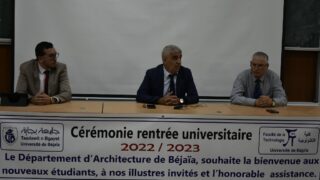 Ceremonie de lancement officiel de la rentree universitaire 2022 2023 departement d architecture 160