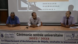 Ceremonie de lancement officiel de la rentree universitaire 2022 2023 departement d architecture 163