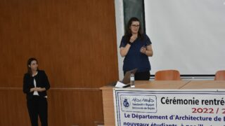 Ceremonie de lancement officiel de la rentree universitaire 2022 2023 departement d architecture 182