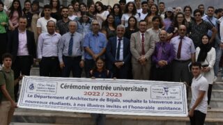 Ceremonie de lancement officiel de la rentree universitaire 2022 2023 departement d architecture 189