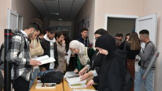 Celebration de la journee national du savoir par le departement d architecture le 16 avril2023 au campus d El kseur102