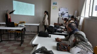 Celebration de la journee national du savoir par le departement d architecture le 16 avril2023 au campus d El kseur146