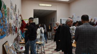 Célébration de la journée nationale de l’étudiant. 11 Celebration de la journee national de letudiant par le departement d architecture jeudi 18mai au campus d El kseur.013 1