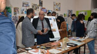 Célébration de la journée nationale de l’étudiant. 18 Celebration de la journee national de letudiant par le departement d architecture jeudi 18mai au campus d El kseur.020 1