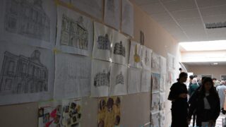 Célébration de la journée nationale de l’étudiant. 27 Celebration de la journee national de letudiant par le departement d architecture jeudi 18mai au campus d El kseur.031 1