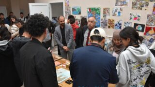 Célébration de la journée nationale de l’étudiant. 32 Celebration de la journee national de letudiant par le departement d architecture jeudi 18mai au campus d El kseur.036 1