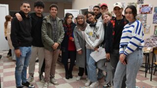 Célébration de la journée nationale de l’étudiant. 36 Celebration de la journee national de letudiant par le departement d architecture jeudi 18mai au campus d El kseur.040 1