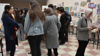 Célébration de la journée nationale de l’étudiant. 37 Celebration de la journee national de letudiant par le departement d architecture jeudi 18mai au campus d El kseur.041 1