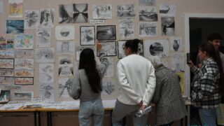 Célébration de la journée nationale de l’étudiant. 47 Celebration de la journee national de letudiant par le departement d architecture jeudi 18mai au campus d El kseur.052 1