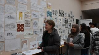 Célébration de la journée nationale de l’étudiant. 50 Celebration de la journee national de letudiant par le departement d architecture jeudi 18mai au campus d El kseur.055 1