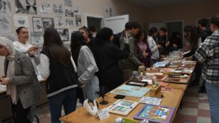 Célébration de la journée nationale de l’étudiant. 51 Celebration de la journee national de letudiant par le departement d architecture jeudi 18mai au campus d El kseur.056 1