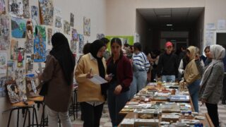 Célébration de la journée nationale de l’étudiant. 60 Celebration de la journee national de letudiant par le departement d architecture jeudi 18mai au campus d El kseur.065 1