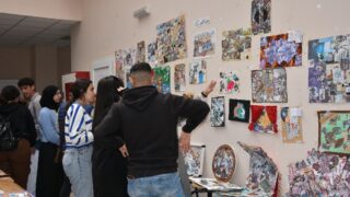 Célébration de la journée nationale de l’étudiant. 78 Celebration de la journee national de letudiant par le departement d architecture jeudi 18mai au campus d El kseur.083 1