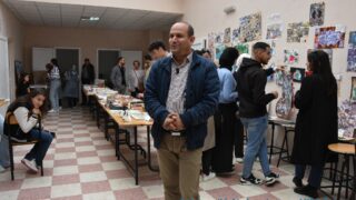 Célébration de la journée nationale de l’étudiant. 80 Celebration de la journee national de letudiant par le departement d architecture jeudi 18mai au campus d El kseur.085 1