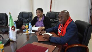 Visite de son excellence l’ambassadeur de la république du Mozambique en Algérie 47 Visite de son excellence lambassadeur de la republique du Mozambique en Algeri M CARVALH MUARIA a luniversite de Abderrahmane 47