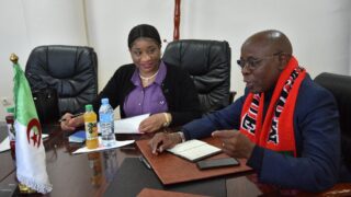 Visite de son excellence l’ambassadeur de la république du Mozambique en Algérie 49 Visite de son excellence lambassadeur de la republique du Mozambique en Algeri M CARVALH MUARIA a luniversite de Abderrahmane 49