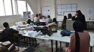 l'affichage atelier de projet / Licence 1_Département d’architecture. 40 L affichage atelier de projet Licence departement d architecture 31 mai au campus d El kseur .112