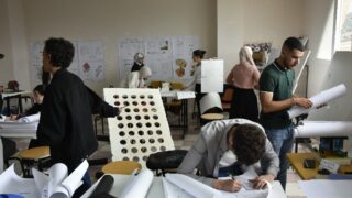 l'affichage atelier de projet / Licence 1_Département d’architecture. 72 L affichage atelier de projet Licence departement d architecture 31 mai au campus d El kseur .12