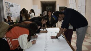 l'affichage atelier de projet / Licence 1_Département d’architecture. 59 L affichage atelier de projet Licence departement d architecture 31 mai au campus d El kseur .131