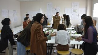 l'affichage atelier de projet / Licence 1_Département d’architecture. 126 L affichage atelier de projet Licence departement d architecture 31 mai au campus d El kseur .66