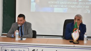 La rentree universitaire 2023 2024 organise par le departement d architecture au campus d Elkseur le 24 09 2024014