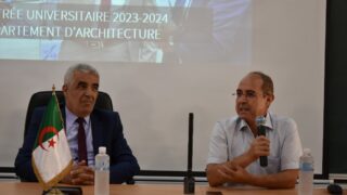 La rentree universitaire 2023 2024 organise par le departement d architecture au campus d Elkseur le 24 09 2024049