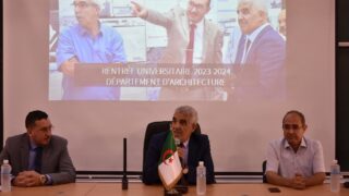 La rentree universitaire 2023 2024 organise par le departement d architecture au campus d Elkseur le 24 09 2024061