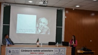 La rentree universitaire 2023 2024 organise par le departement d architecture au campus d Elkseur le 24 09 2024106