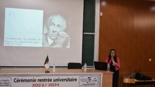 La rentree universitaire 2023 2024 organise par le departement d architecture au campus d Elkseur le 24 09 2024107