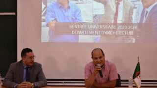 La rentree universitaire 2023 2024 organise par le departement d architecture au campus d Elkseur le 24 09 2024141