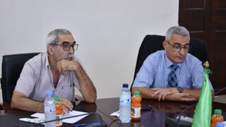 Installation du Pr. BRADAI Mokrane en qualité de nouveau doyen de la faculté de Technologie 69 Installation du Pr BRADAI Mokrane en qualite de nouveau doyen de la faculte de Technologie le 16 10 202308