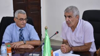 Installation du Pr. BRADAI Mokrane en qualité de nouveau doyen de la faculté de Technologie 44 Installation du Pr BRADAI Mokrane en qualite de nouveau doyen de la faculte de Technologie le 16 10 202310