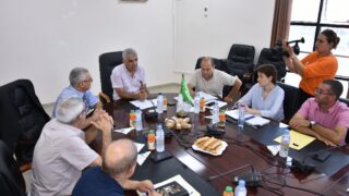 Installation du Pr. BRADAI Mokrane en qualité de nouveau doyen de la faculté de Technologie 74 Installation du Pr BRADAI Mokrane en qualite de nouveau doyen de la faculte de Technologie le 16 10 202322