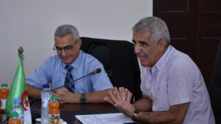 Installation du Pr. BRADAI Mokrane en qualité de nouveau doyen de la faculté de Technologie 10 Installation du Pr BRADAI Mokrane en qualite de nouveau doyen de la faculte de Technologie le 16 10 202342