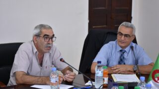 Installation du Pr. BRADAI Mokrane en qualité de nouveau doyen de la faculté de Technologie 51 Installation du Pr BRADAI Mokrane en qualite de nouveau doyen de la faculte de Technologie le 16 10 202380