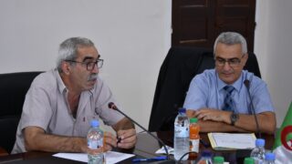 Installation du Pr. BRADAI Mokrane en qualité de nouveau doyen de la faculté de Technologie 53 Installation du Pr BRADAI Mokrane en qualite de nouveau doyen de la faculte de Technologie le 16 10 202382