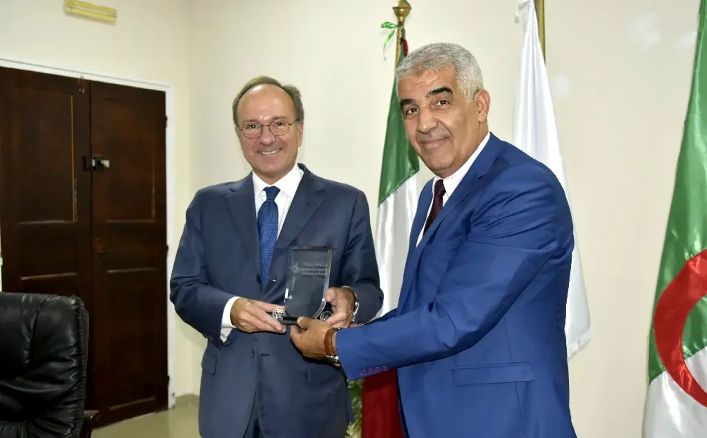 Visite de son excellence l'ambassadeur de l'Italie Monsieur Giovanni PUGLIESE à l'Université A. MIRA Béjaia