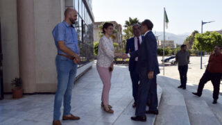 Visite de son excellence l'ambassadeur de l'Italie Monsieur Giovanni PUGLIESE à l'Université A. MIRA Béjaia. 2 Visite de son excellence l ambassadeur de l italie Monsieur Giovanni PUGLIESE a l universite A MIRA Bejaia 05 10 202303