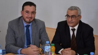 Installation de Monsieur BOUNOUNI Sofiane en qualité de vice doyen. 70 Istalation de Monsieur BOUNOUNI Sofiane en qualite de vice doyen charge de la pedagogie a la faculte de technologie le 14 11 20 08