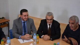 Installation de Monsieur BOUNOUNI Sofiane en qualité de vice doyen. 73 Istalation de Monsieur BOUNOUNI Sofiane en qualite de vice doyen charge de la pedagogie a la faculte de technologie le 14 11 20 12