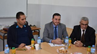 Installation de Monsieur BOUNOUNI Sofiane en qualité de vice doyen. 76 Istalation de Monsieur BOUNOUNI Sofiane en qualite de vice doyen charge de la pedagogie a la faculte de technologie le 14 11 20 15