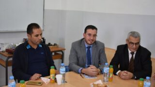 Installation de Monsieur BOUNOUNI Sofiane en qualité de vice doyen. 77 Istalation de Monsieur BOUNOUNI Sofiane en qualite de vice doyen charge de la pedagogie a la faculte de technologie le 14 11 20 16 1