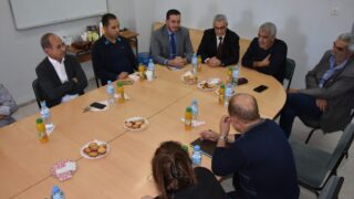Installation de Monsieur BOUNOUNI Sofiane en qualité de vice doyen. 80 Istalation de Monsieur BOUNOUNI Sofiane en qualite de vice doyen charge de la pedagogie a la faculte de technologie le 14 11 20 19
