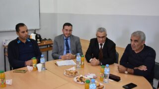 Installation de Monsieur BOUNOUNI Sofiane en qualité de vice doyen. 13 Istalation de Monsieur BOUNOUNI Sofiane en qualite de vice doyen charge de la pedagogie a la faculte de technologie le 14 11 20 31