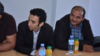 Installation de Monsieur BOUNOUNI Sofiane en qualité de vice doyen. 30 Istalation de Monsieur BOUNOUNI Sofiane en qualite de vice doyen charge de la pedagogie a la faculte de technologie le 14 11 20 47