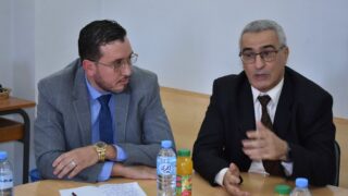 Installation de Monsieur BOUNOUNI Sofiane en qualité de vice doyen. 7 Istalation de Monsieur BOUNOUNI Sofiane en qualite de vice doyen charge de la pedagogie a la faculte de technologie le 14 11 20 55