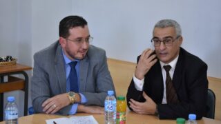 Installation de Monsieur BOUNOUNI Sofiane en qualité de vice doyen. 11 Istalation de Monsieur BOUNOUNI Sofiane en qualite de vice doyen charge de la pedagogie a la faculte de technologie le 14 11 20 56