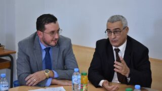 Installation de Monsieur BOUNOUNI Sofiane en qualité de vice doyen. 39 Istalation de Monsieur BOUNOUNI Sofiane en qualite de vice doyen charge de la pedagogie a la faculte de technologie le 14 11 20 59